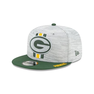 Green Bay Packers Gorra | New Era Official NFL Training 9fifty Snapback Cap Mexico - Verdes